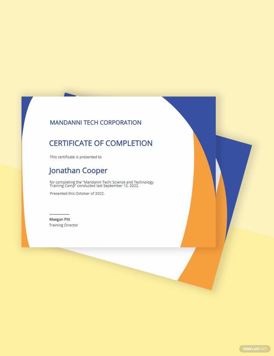 Completion Certificates Templates Pages – Design, Free, Download  With Boot Camp Certificate Template