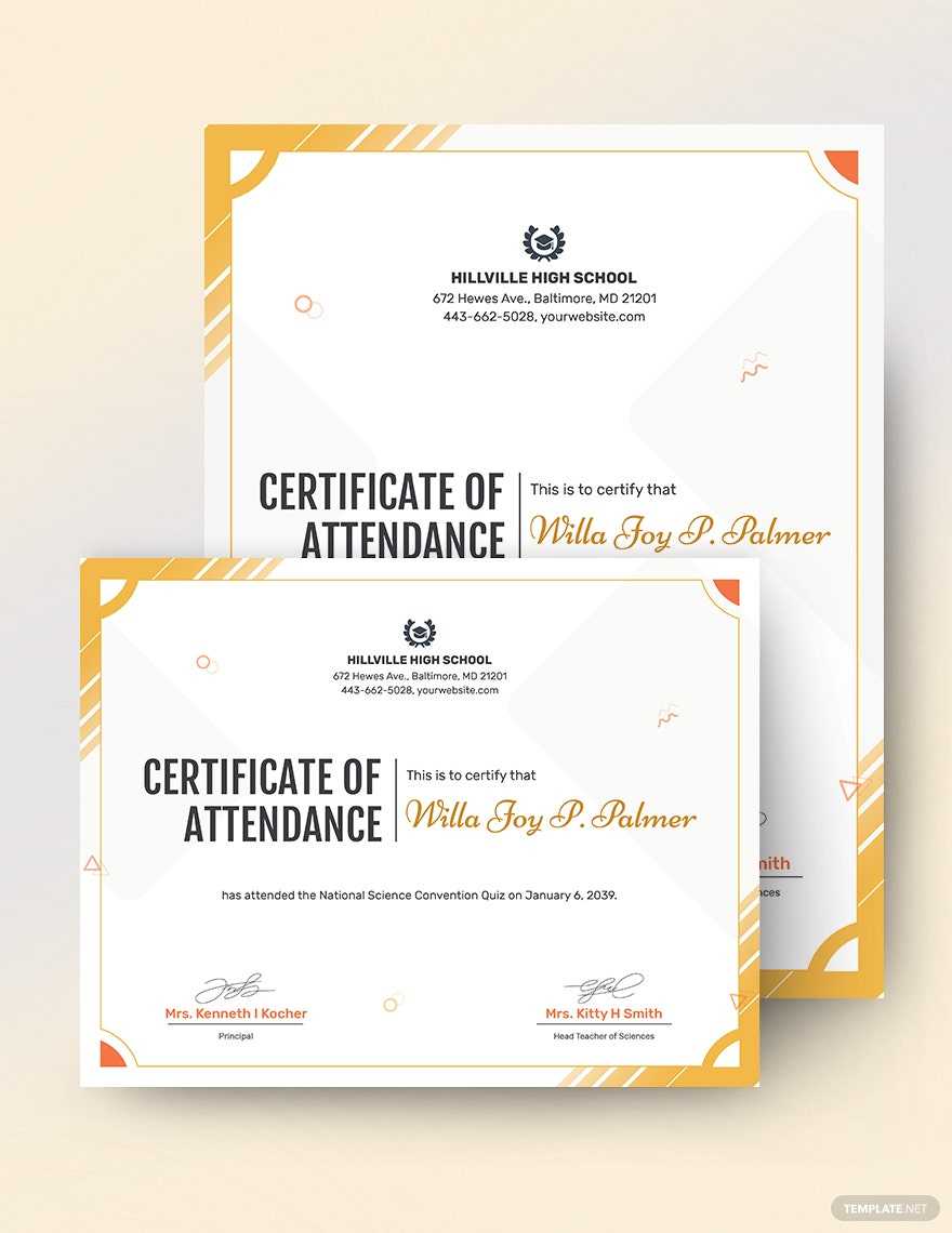 Conference Attendance Certificate Template – Google Docs  Intended For Conference Certificate Of Attendance Template