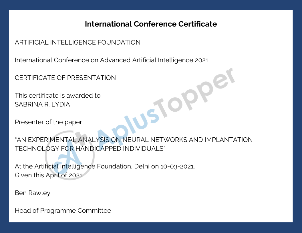 Conference Certificate  Template, Samples And How To Write  Within International Conference Certificate Templates