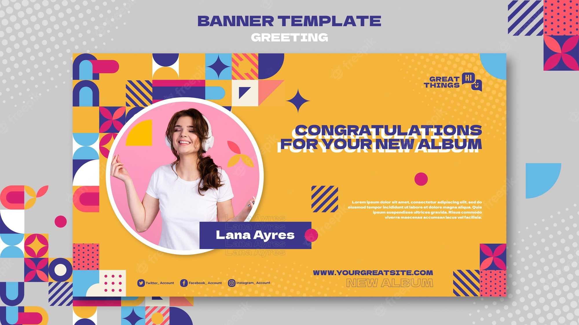 Congratulations Banner PSD, 10,10+ High Quality Free PSD Templates  In Congratulations Banner Template