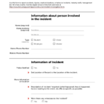 Construction Incident Investigation Form – Checklist With Construction Accident Report Template
