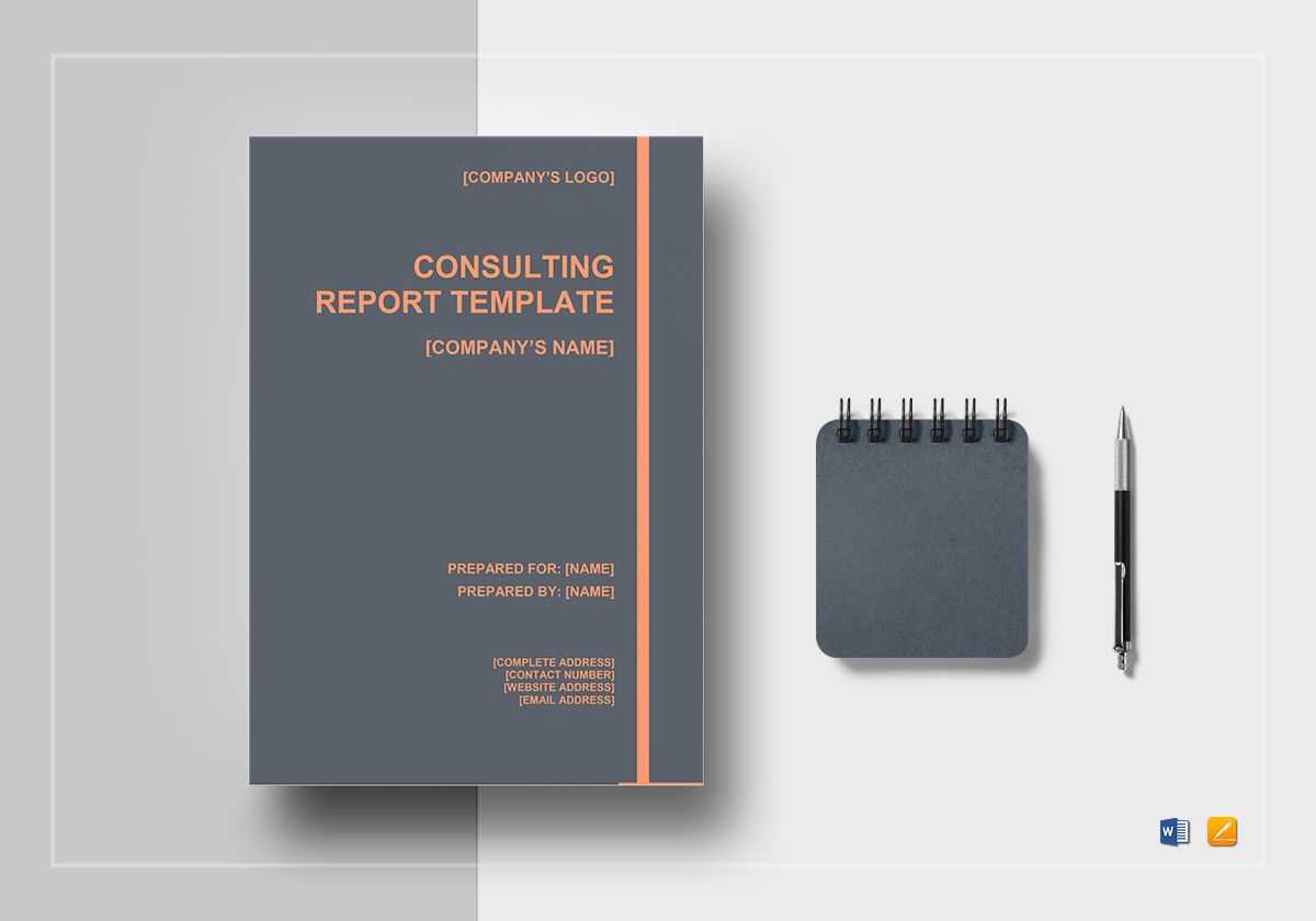 Consulting Report Template In Word, Google Docs, Apple Pages Pertaining To Consultant Report Template