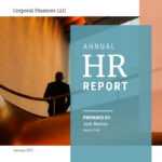 Corporate Annual HR Report Template  Visme Pertaining To Hr Annual Report Template