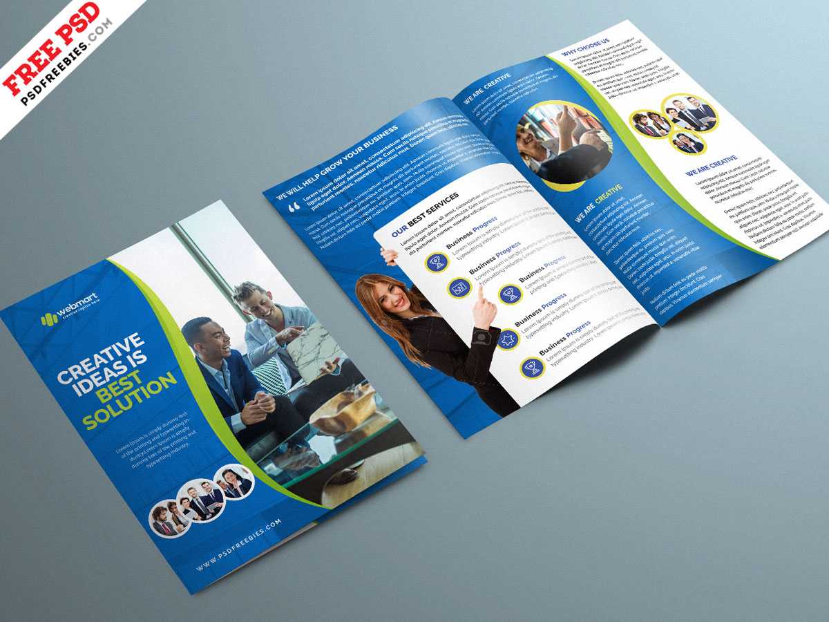 Corporate BiFold Brochure PSD Template – PSDFreebies Corporate BiFold Brochure PSD Template – PSDFreebies