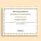 Corporate Certificate Of Authority Template – Word Template