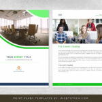 Corporate Report Design Template In Microsoft Word – Used To Tech In Report Cover Page Template Word