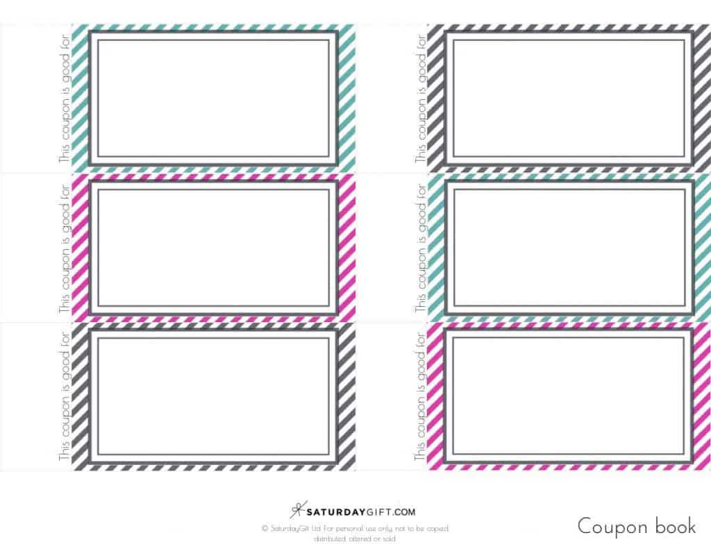 Create A Cute Book Of Love Coupons Using Pretty (and Free!) Printables With Regard To Blank Coupon Template Printable