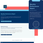 Create Your Team’s Monthly Performance Report  Xtensio For Flexible Budget Performance Report Template