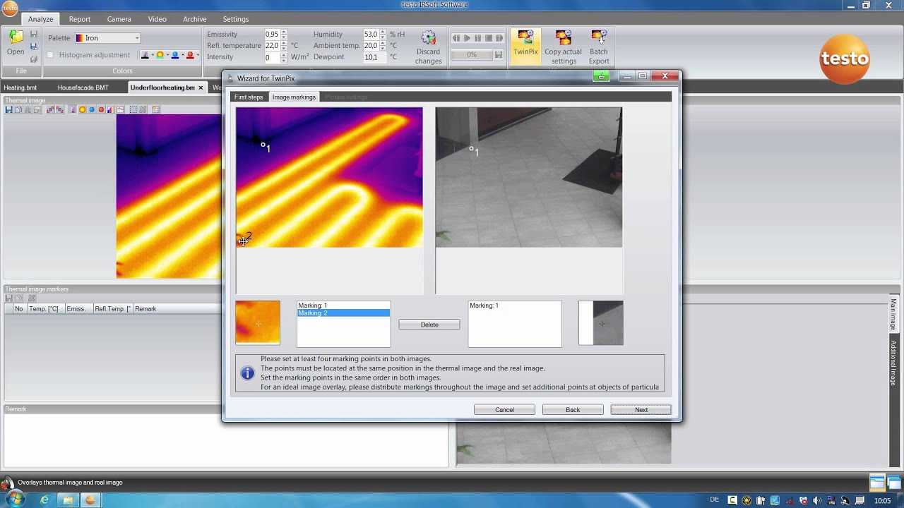 Creating A Thermography Report With The Testo IRSoft Software  Be Sure