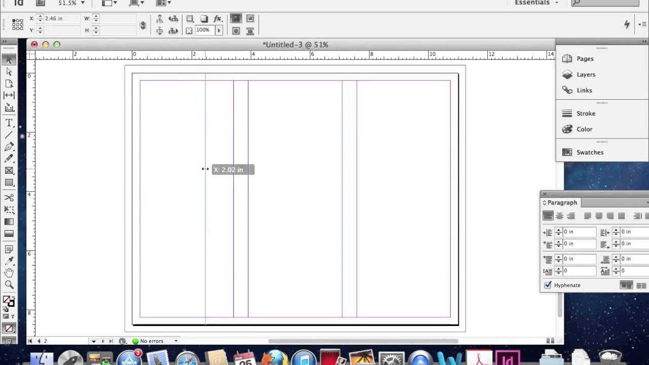Creating a Trifold Brochure in Adobe InDesign With Adobe Indesign Tri Fold Brochure Template