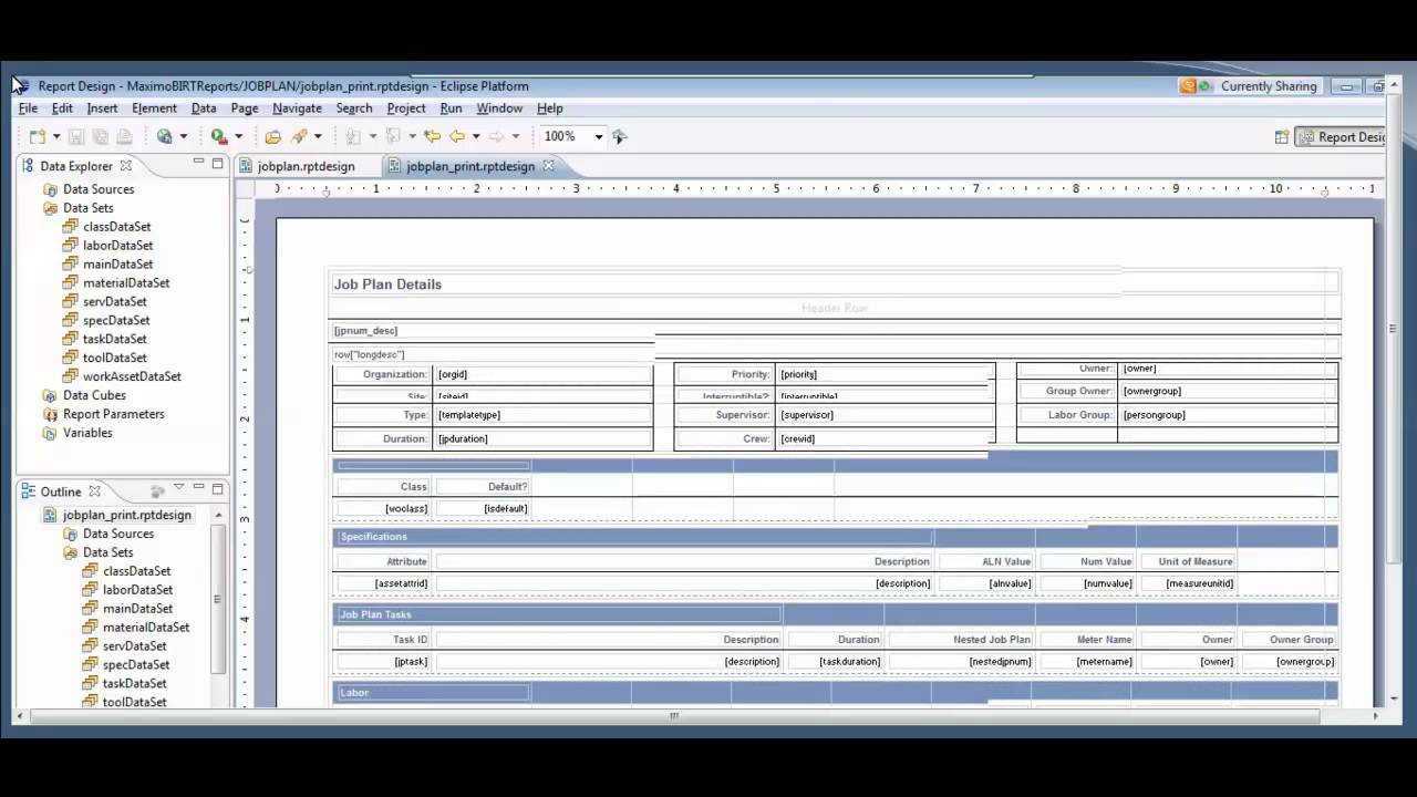 Creating BIRT Reports for IBM Maximo - Ontracks Consulting Webcast For Birt Report Templates