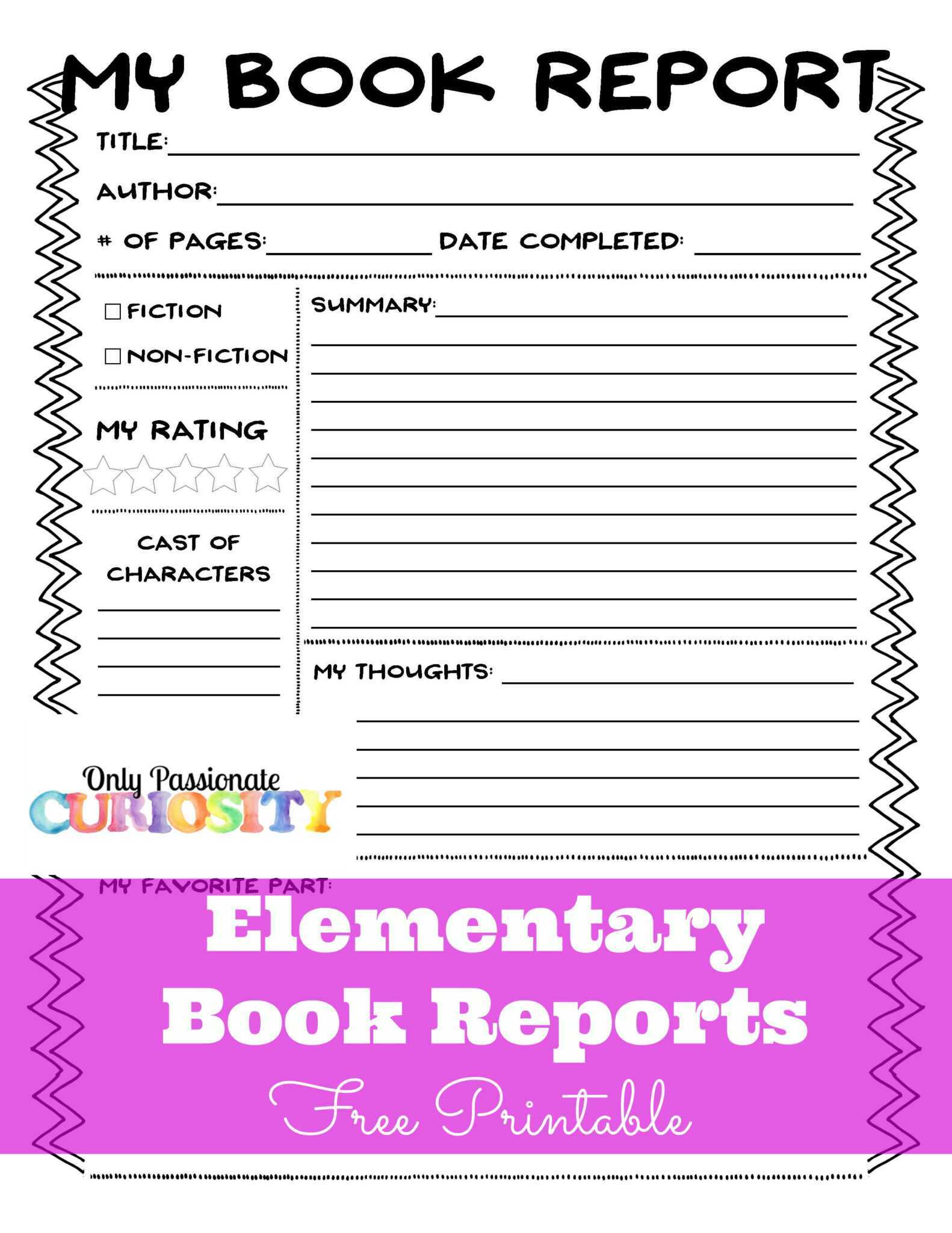 Creative Book Report Template Regarding Sandwich Book Report Template