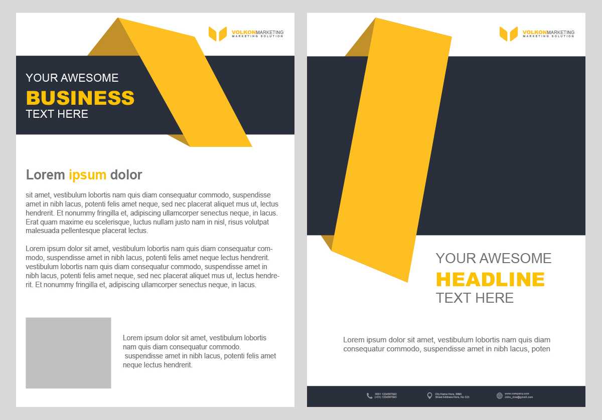 Creative Brochure Design Psd Template Free Downloads For Photoshop  For Creative Brochure Templates Free Download