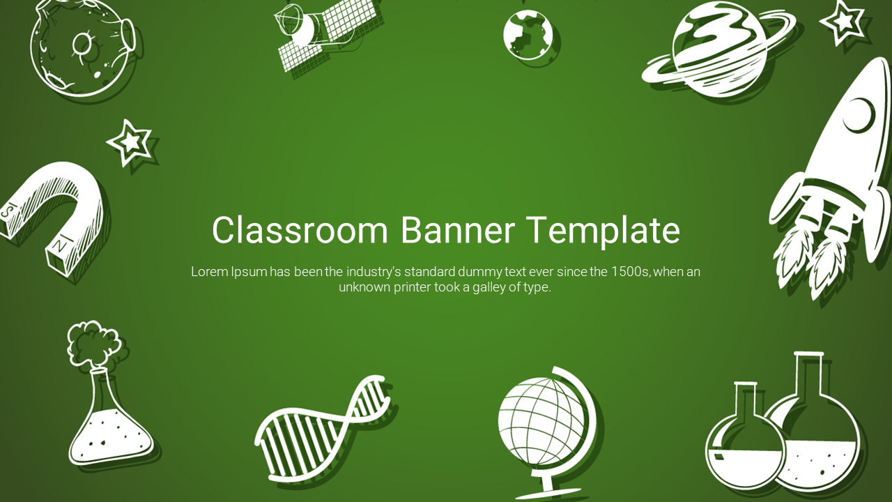 Creative Google Classroom Banner Template Presentation