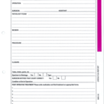 Cureus  Typed Operation Notes In Rural Western Australia  With Operative Report Template