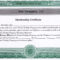 Custom Printed LLC Membership Certificates, HUBCO, Green, 10 Pack Intended For Llc Membership Certificate Template