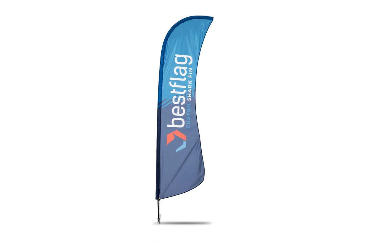 Custom Shark Fin Flag For Sharkfin Banner Template