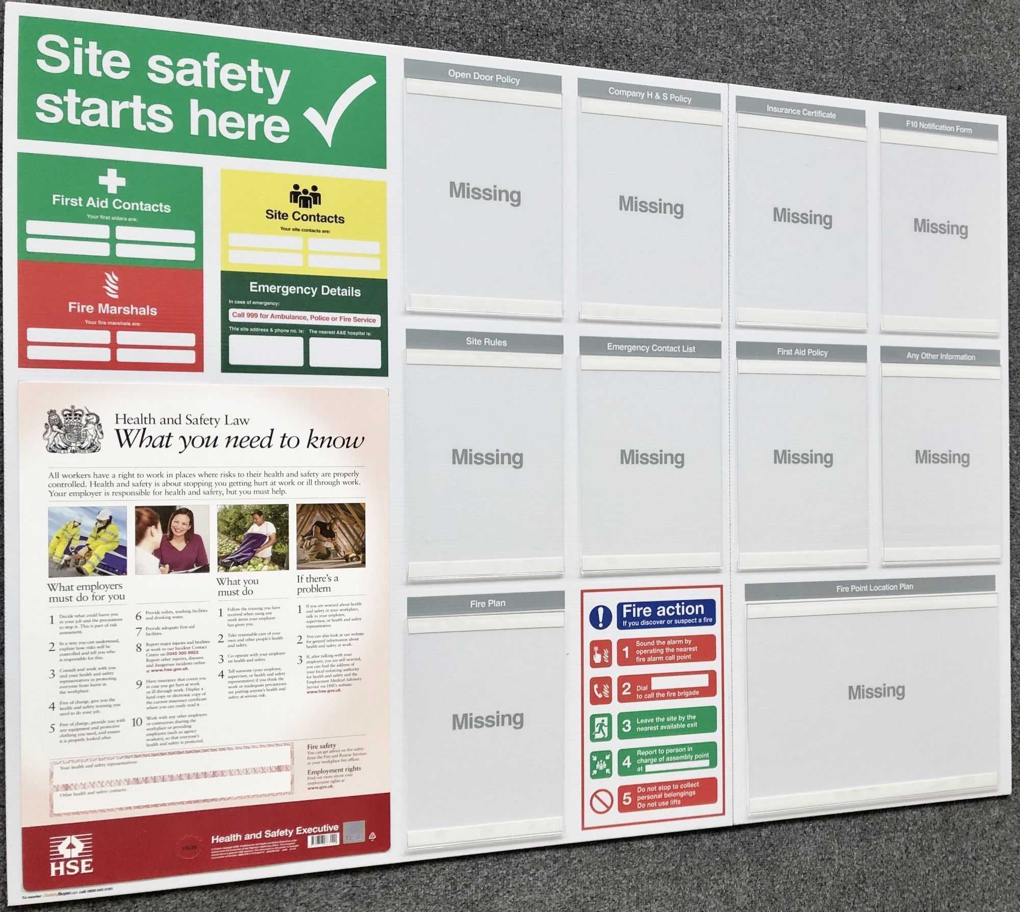 Custom Site Boards  SafetyBuyer