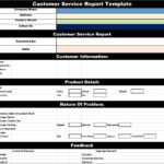 Customer Service Report Template - Free Report Templates