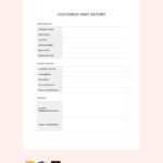 Customer Visit Report Template – Google Docs, Word, Apple Pages  Intended For Customer Visit Report Format Templates