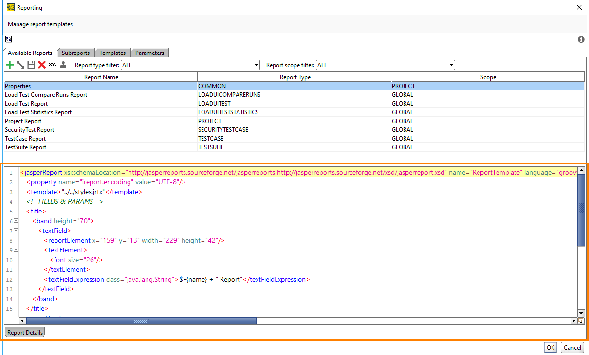 Customizing Templates Tutorial  ReadyAPI Documentation With Test Result Report Template