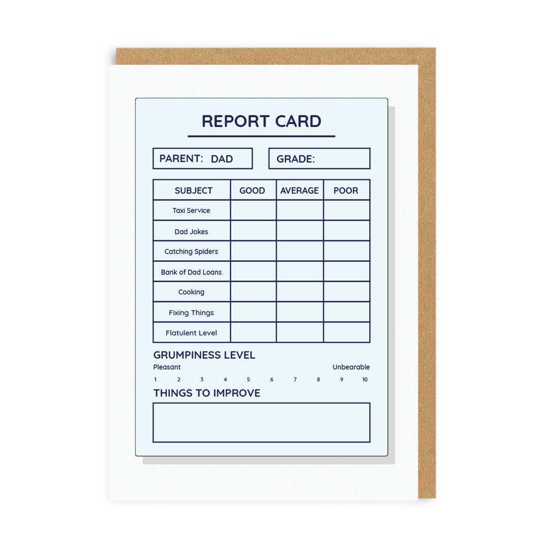 Dad Report Card Greeting Card Pertaining To Boyfriend Report Card Template Dad Report Card Greeting Card Pertaining To Boyfriend Report Card Template