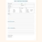 Daily Construction Report Sample Template – Google Docs, Word  Regarding Construction Daily Report Template Free