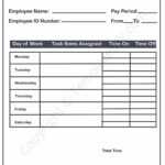 Daily Report Template Blank Printable [PDF, Excel & Word] Throughout Employee Daily Report Template