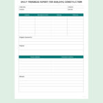 Daily Report Templates - Format, Free, Download  Template.net
