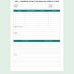 Daily Report Templates – Format, Free, Download  Template