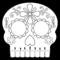 Day Of The Dead Masks Sugar Skulls Free Printable – Paper Trail Design For Blank Sugar Skull Template