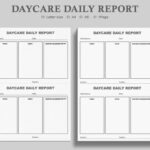 Daycare Daily Report,Daycare Provider Within Daycare Infant Daily Report Template