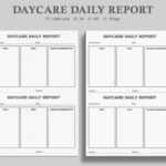 Daycare Daily Report,Daycare Provider Within Daycare Infant Daily Report Template