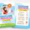 Daycare Flyer Templates – PSD, Ai & Vector – BrandPacks Throughout Daycare Brochure Template