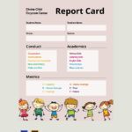 Daycare Report Card Template - Illustrator, PSD  Template.net