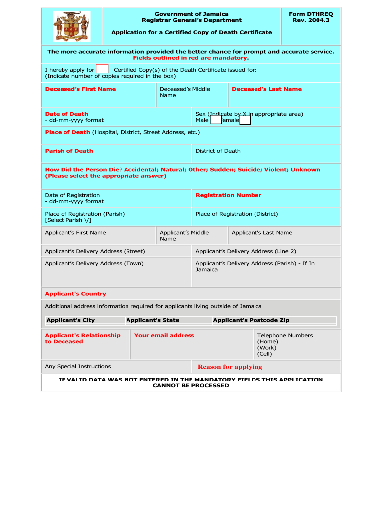 Death Certificate Generator - Fill Online, Printable, Fillable  With Fake Death Certificate Template