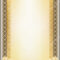 Decorative Rectangular Framework Ethnic Slavic Ornament Scroll  Inside Certificate Scroll Template
