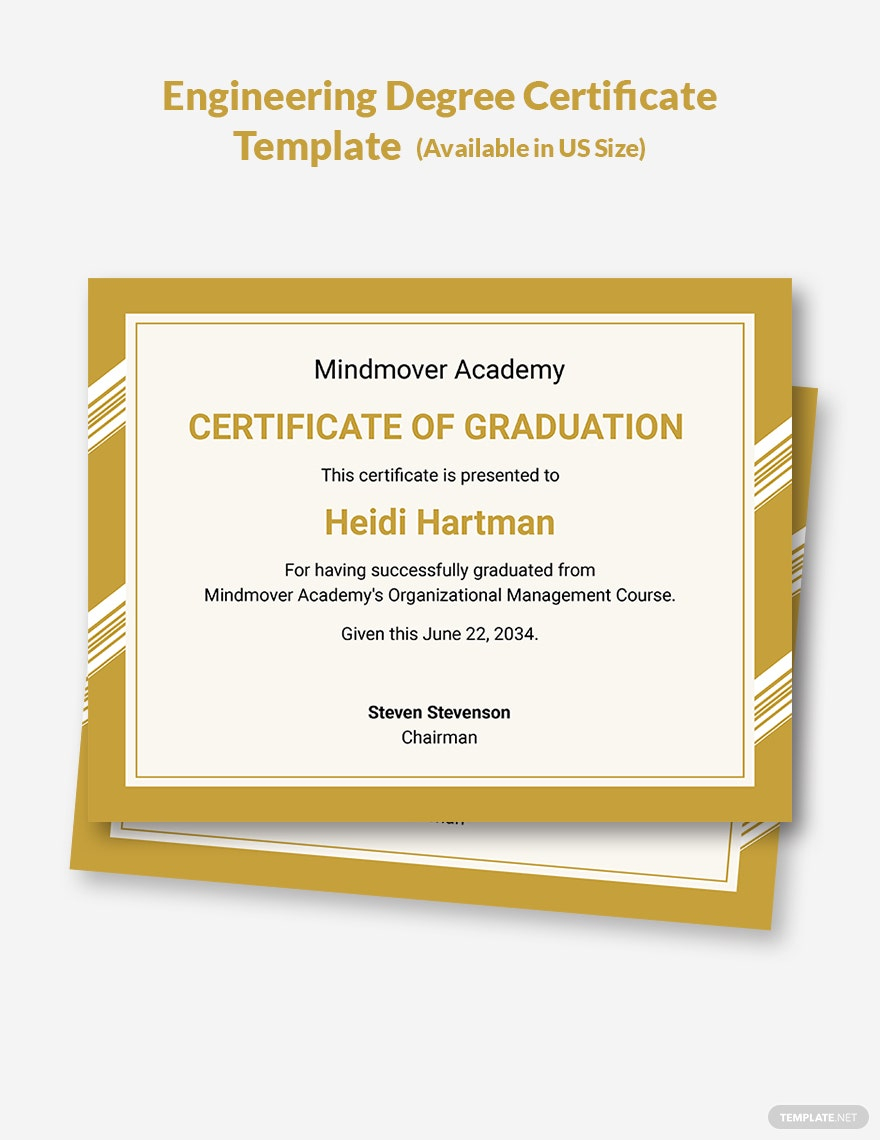 Degree Certificate Templates - Design, Free, Download  Template
