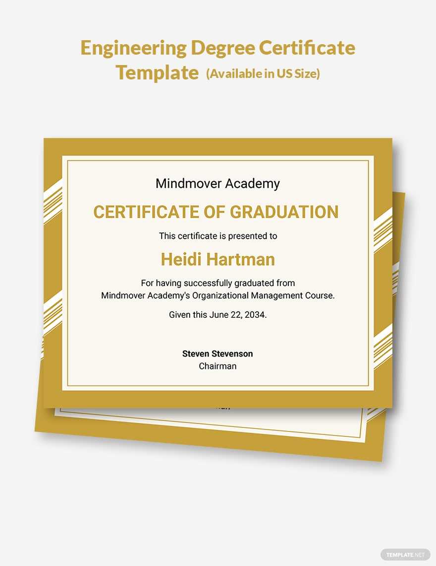 Degree Certificate Templates – Design, Free, Download  Template