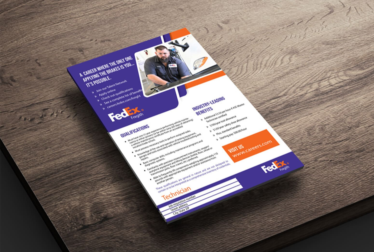 Design flyer, sale sheet, poster, sale flyer in 10hrs by Origin109  Pertaining To Fedex Brochure Template