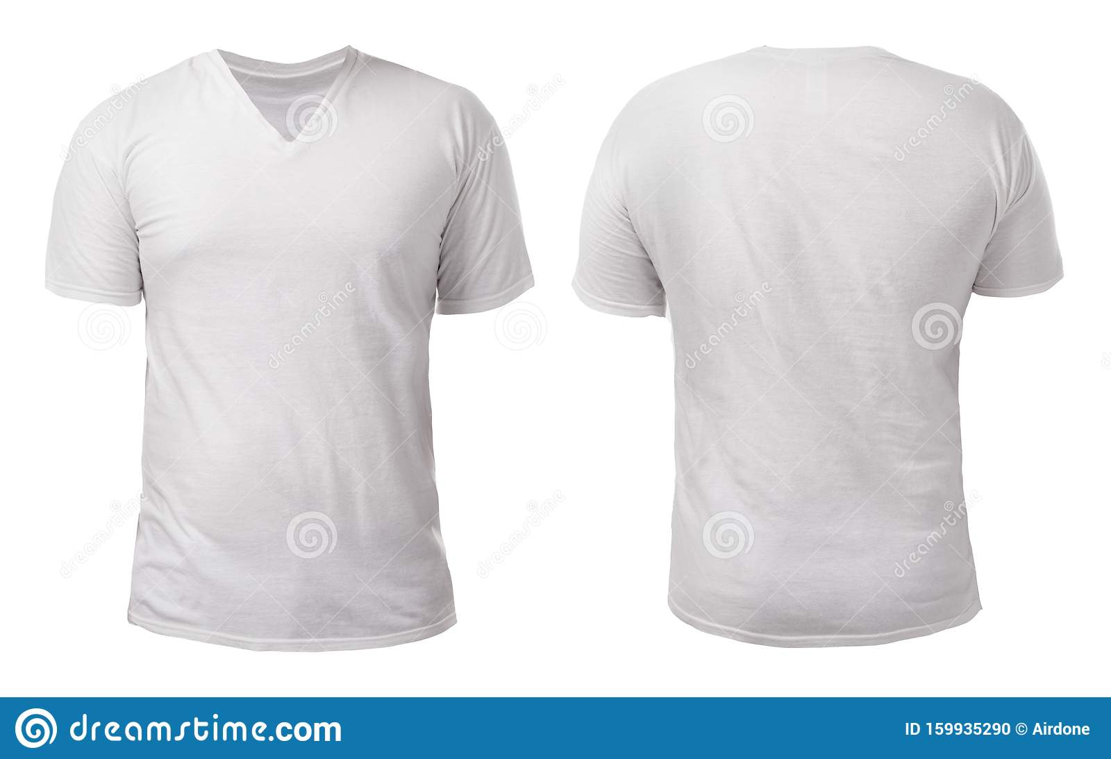 Design-Vorlage Für Ein Weißes V-Neck-Shirt Stockfoto - Bild von  Pertaining To Blank V Neck T Shirt Template