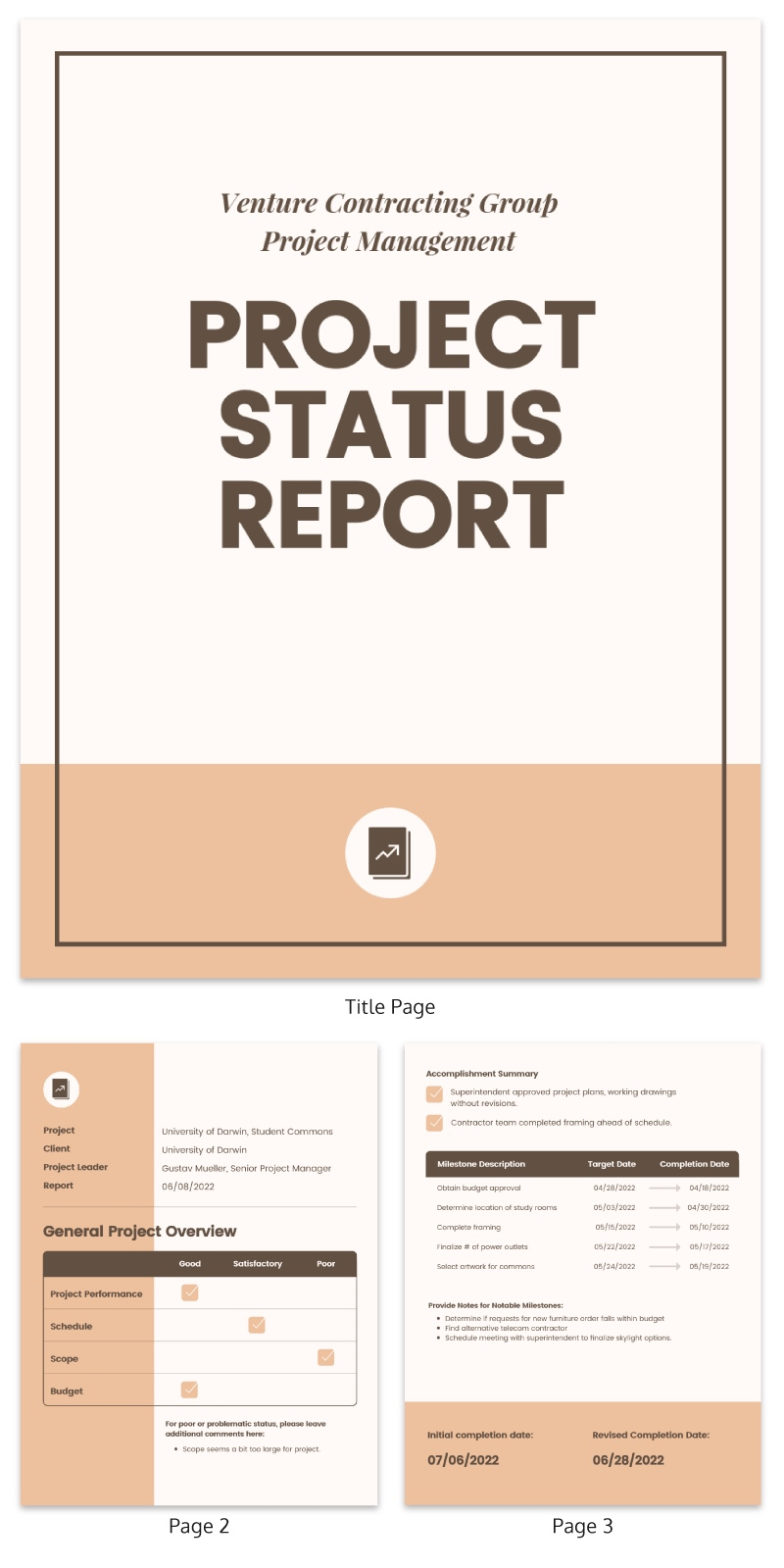 Die Besten Vorlagen Für Beratungsberichte Für Alle Berater In Consultant Report Template