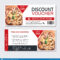Discount Gift Voucher Fast Food Template Design