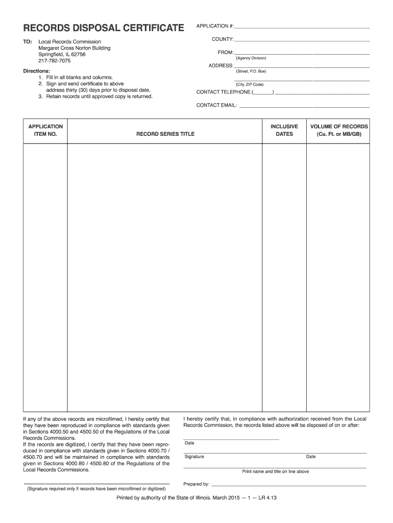 disposal certificate form: Fill out & sign online  DocHub In Certificate Of Disposal Template
