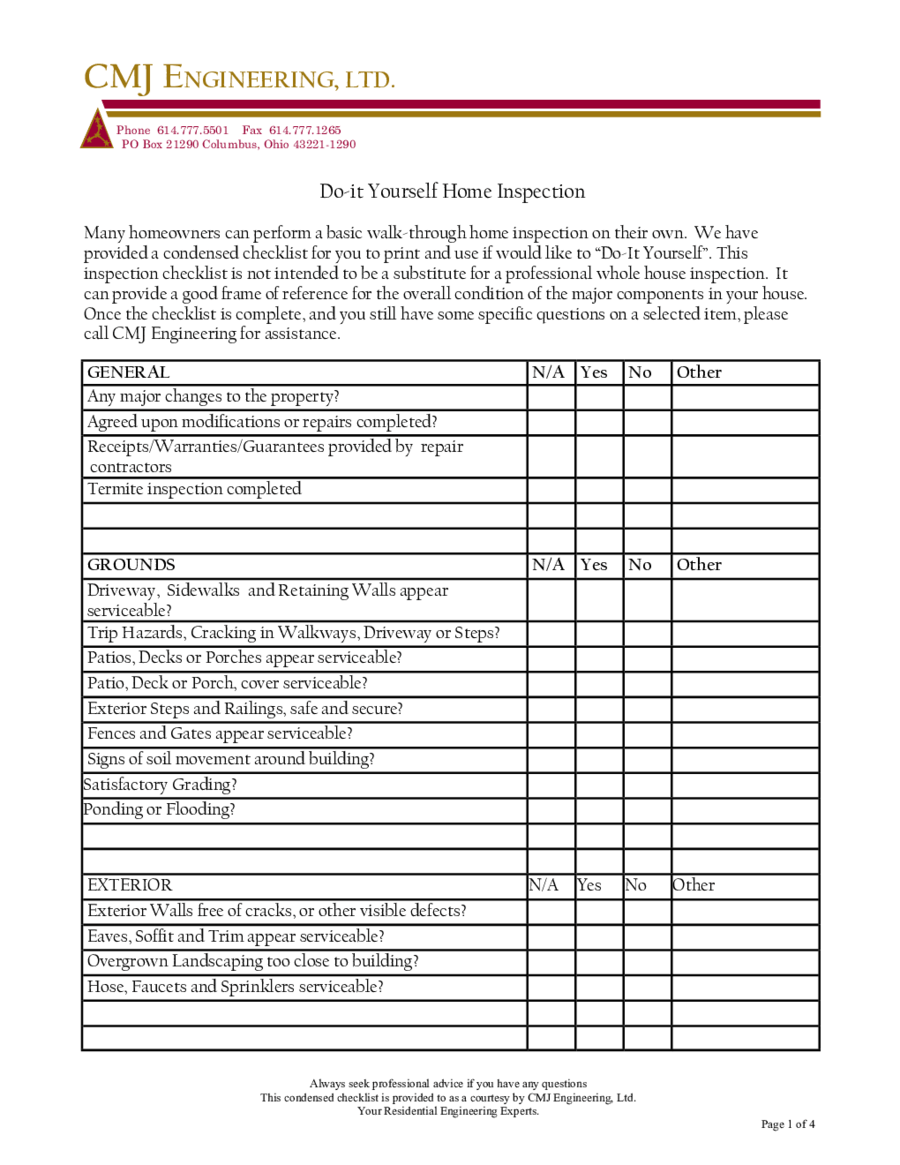 DIY Home Inspection Reports – Edit, Fill, Sign Online  Handypdf Pertaining To Home Inspection Report Template Pdf