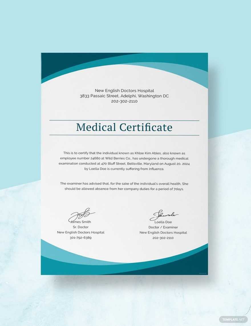 Doctor Certificate Templates – Design, Free, Download  Template