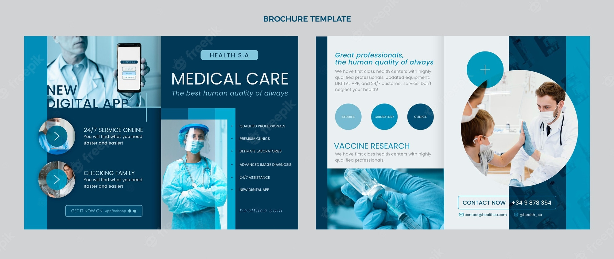 Doctors brochure Images  Free Vectors, Stock Photos & PSD Throughout Medical Office Brochure Templates