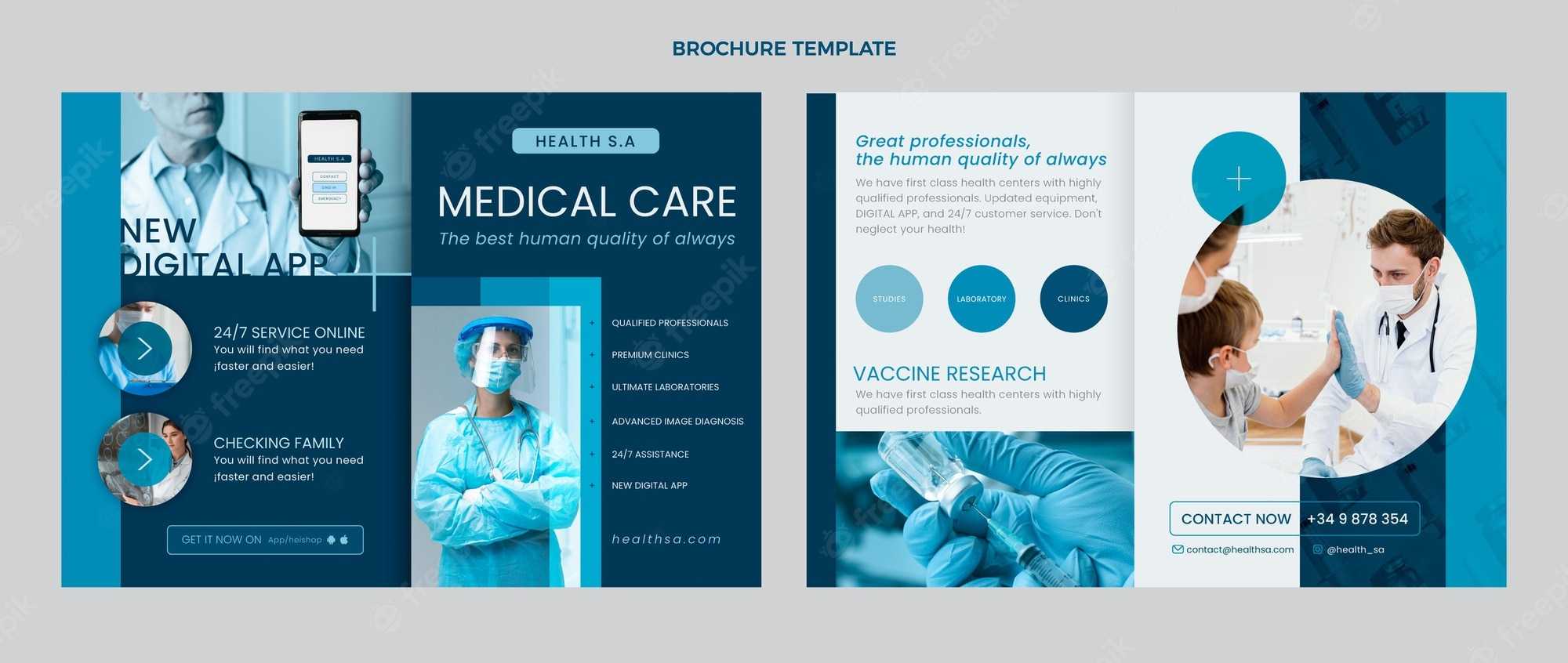 Doctors Brochure Images  Free Vectors, Stock Photos & PSD Throughout Medical Office Brochure Templates