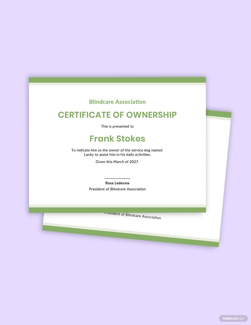 Dog Certificates Templates - Design, Free, Download  Template