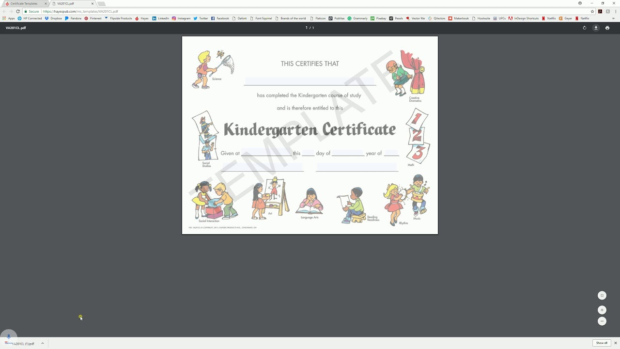 Download And Edit With System Viewer – Hayes Certificate Templates  Within Hayes Certificate Templates